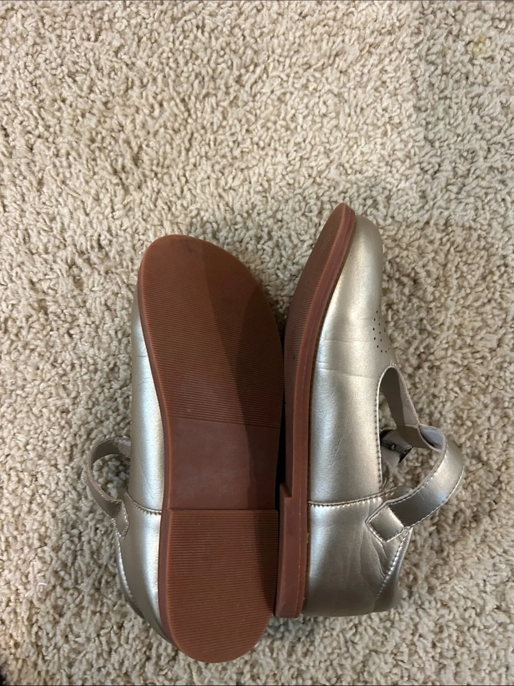 Girls' Metallic  Mary Jane Shoes